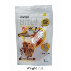 Super Bite Dog Treats Chicken Chips 70 Gm